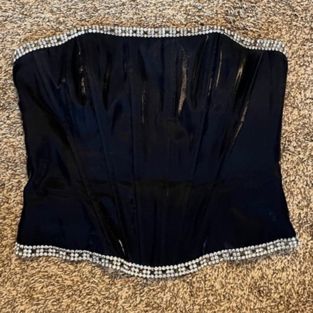 VTG - Y2K Rhinestone Corset